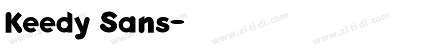 Keedy Sans字体转换